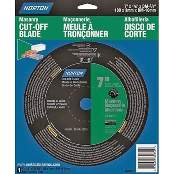 Norton Co Blade Cutoff Masonry 7In 07660789055